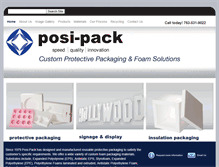 Tablet Screenshot of posipack.com